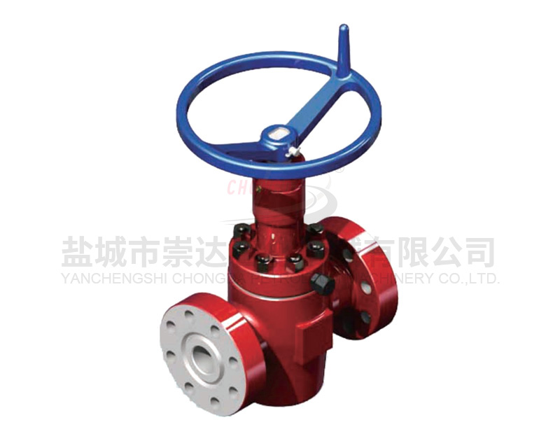 Manual concealed rod flat valve